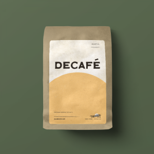 Decaf coffee that is naturally decaffeinated and made from high quality single origin coffee beans