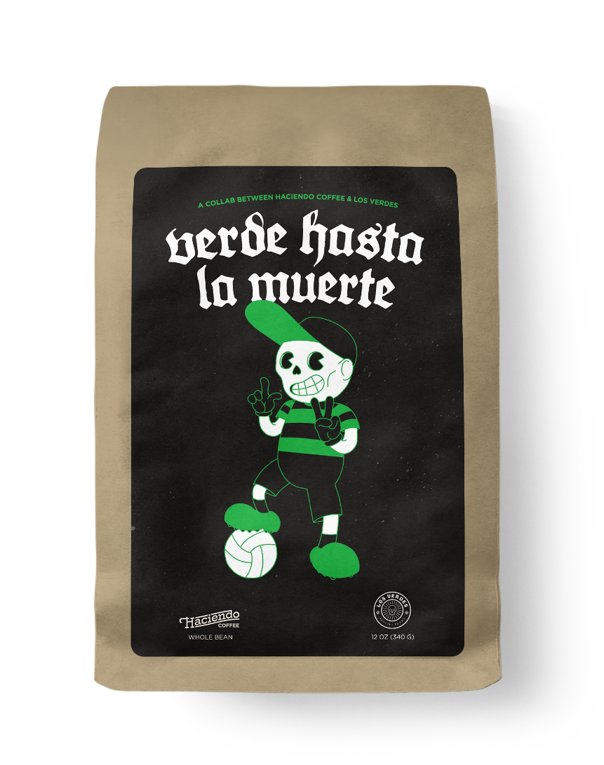 Limited edition coffee collaboration with MLS Austin FC supporters group Los Verdes