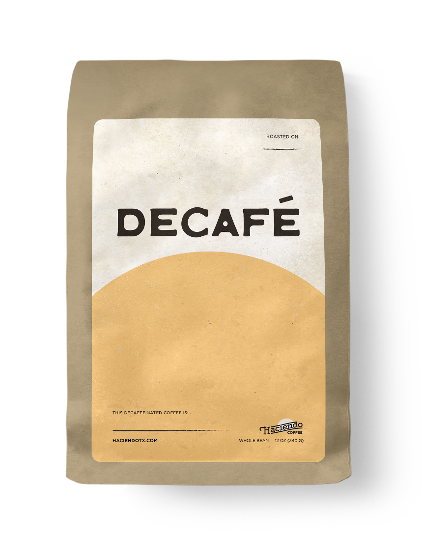 Decaf coffee that is naturally decaffeinated and made from high quality single origin coffee beans